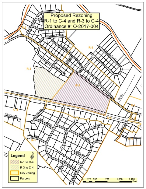 1331 Old Newport Zoning Notification Map