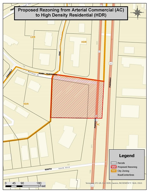 100 John L Marshall Rd Notification Map