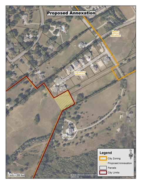 Annexation Aerial Map - East Hardin Lane