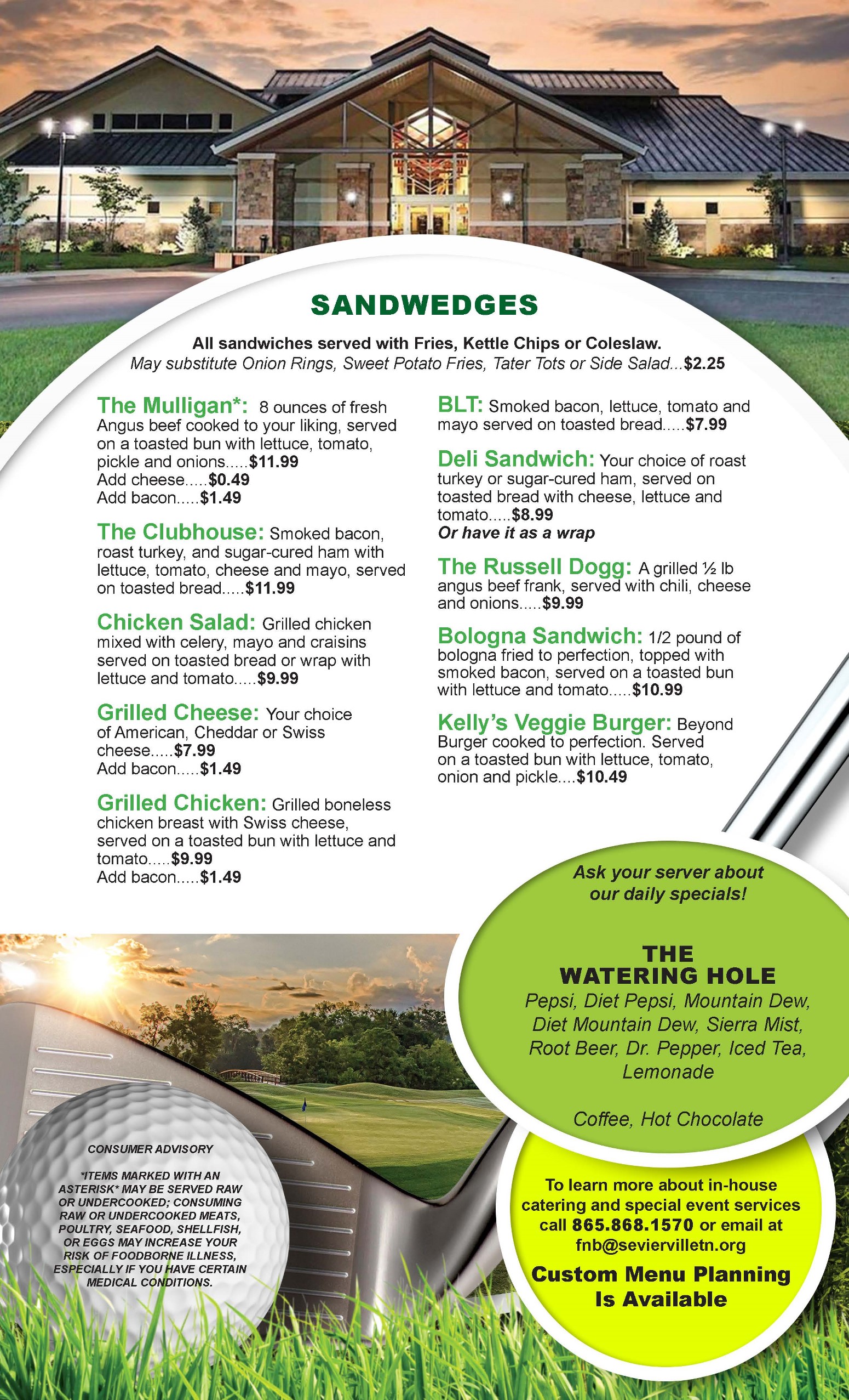 127846 1 City of Sevierville Mulligans Menu Page 2