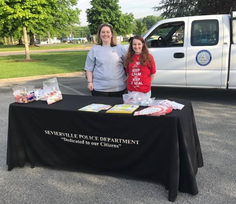 Drug take back volunteers 4 17