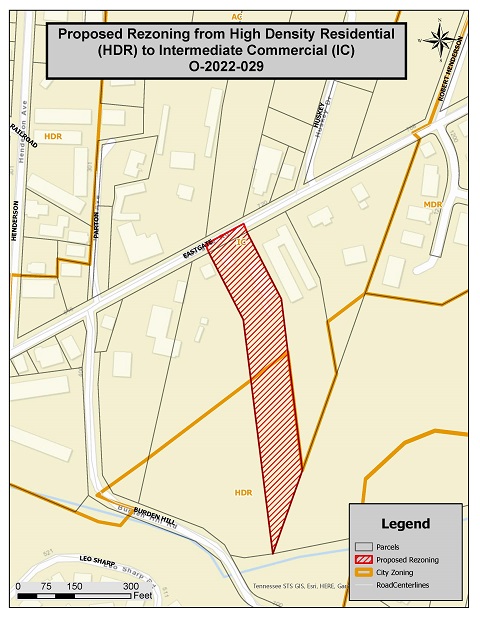 O 2022 029 Rezoning Map