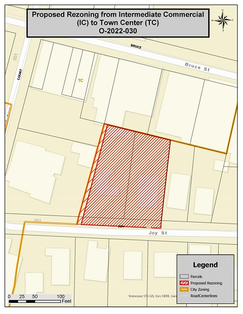 O 2022 030 Rezoning Map