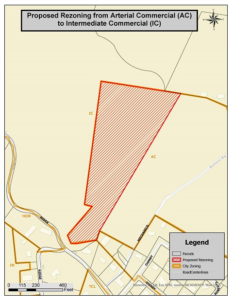 Ogle Property Notification Map