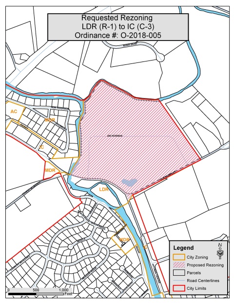Proposed Rezoning Map Old Newport Highway