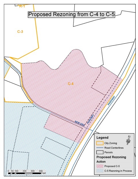 Rezoning Public Notice Parcel Map