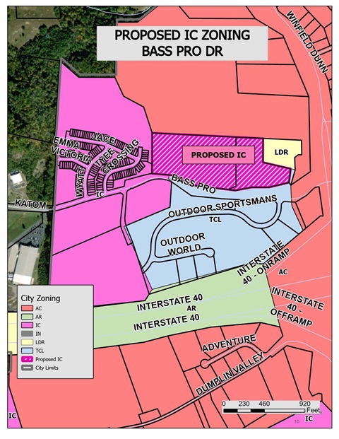 Notice of Public Hearing - O-2025-013- Rezoning Bass Pro Ln