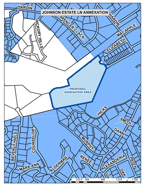 Notice of Public Hearing - R-2025-011 & R-2025-012 - Annexation & POS Johnson Ln