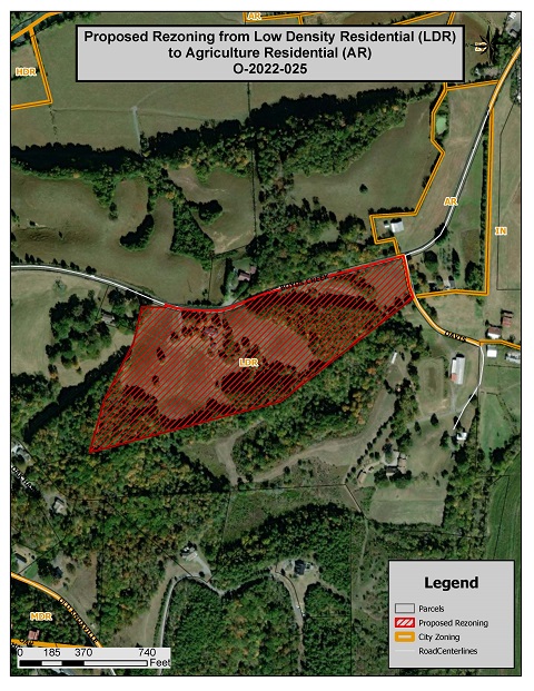 O 2022 025 Rezoning Boyds Creek Hwy LDR to AR