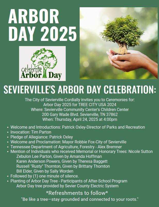 arbor day 2025 flyer