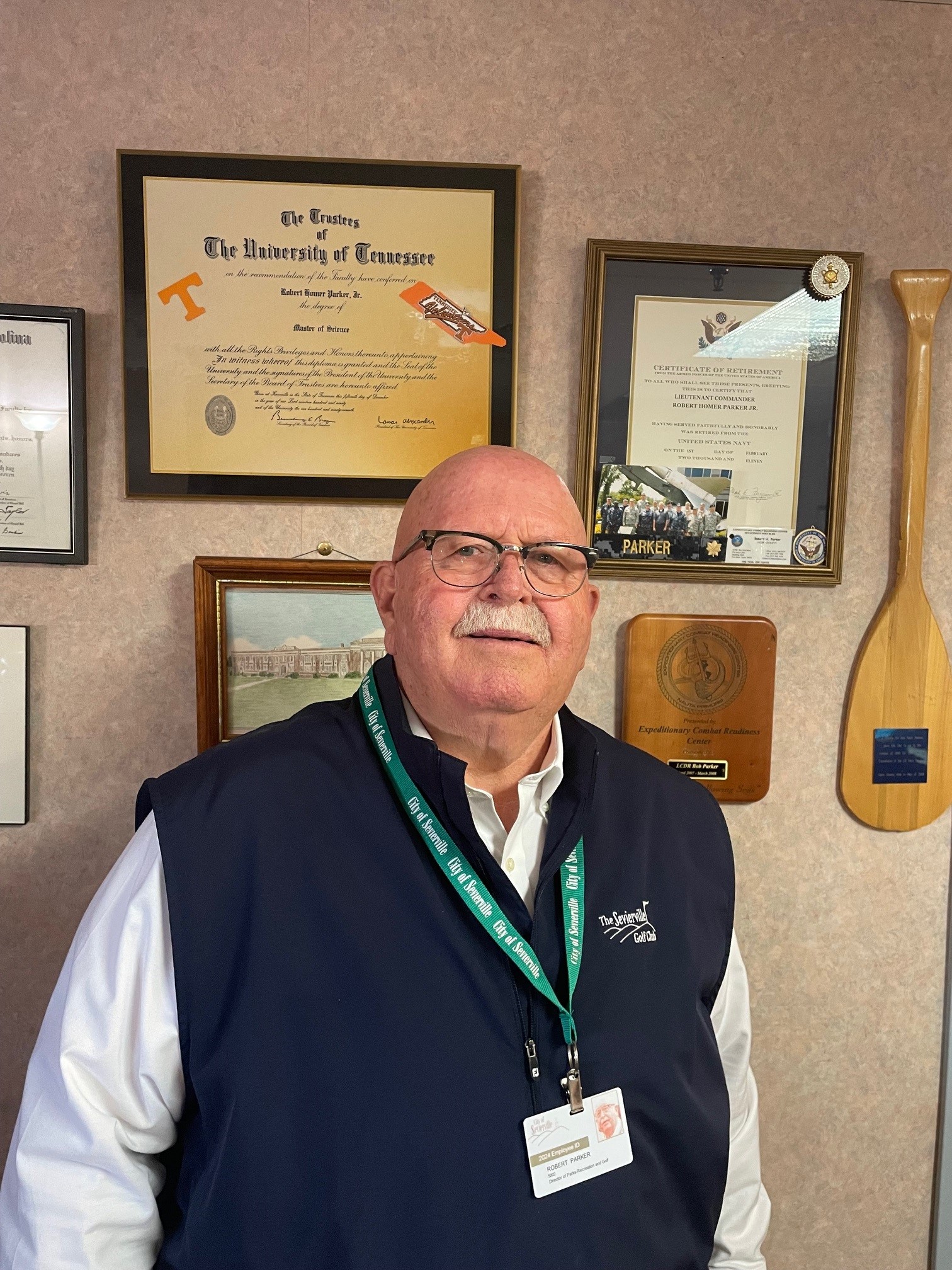 Sevierville recognizes Bob Parker for 45 years of service