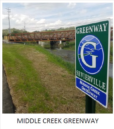 Middle Creek Greenway Phase III Completed; John Sevier Memorial Grove Construction Underway