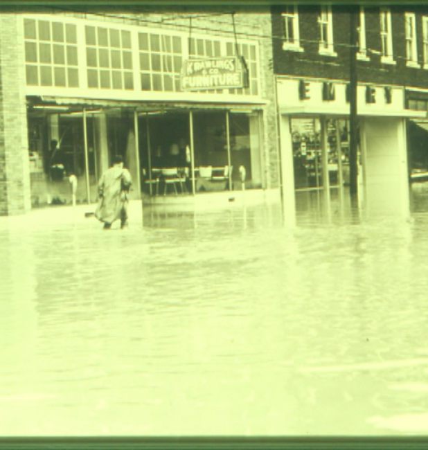 Bruce Street Flooding 1960