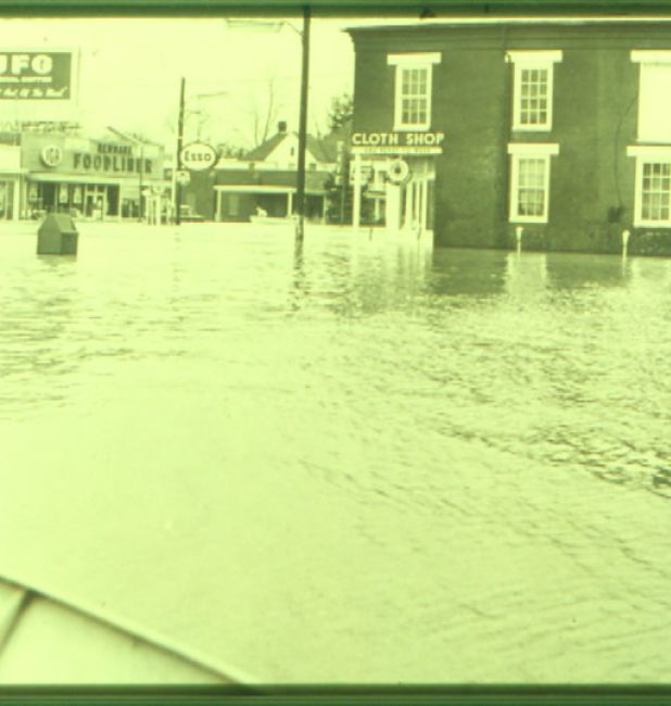 Sevierville Town Square Flooding 1960